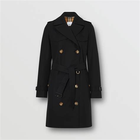 trench coat corto in twill donna burberry|burberry trench coat women.